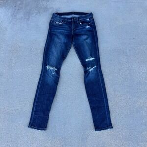 Joe's The Skinny Lightweight Stretch Denim Jeans Size 26 Medium Wash